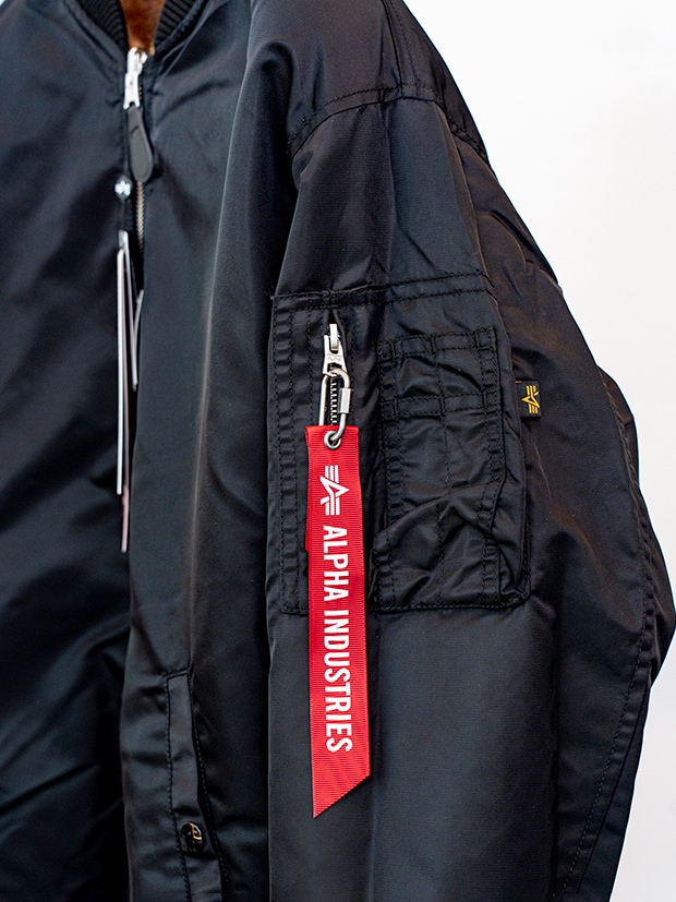 ALPHA FAUX FUR MA-1 / BLACK x BROWN | SPECIAL | rumbleFISH