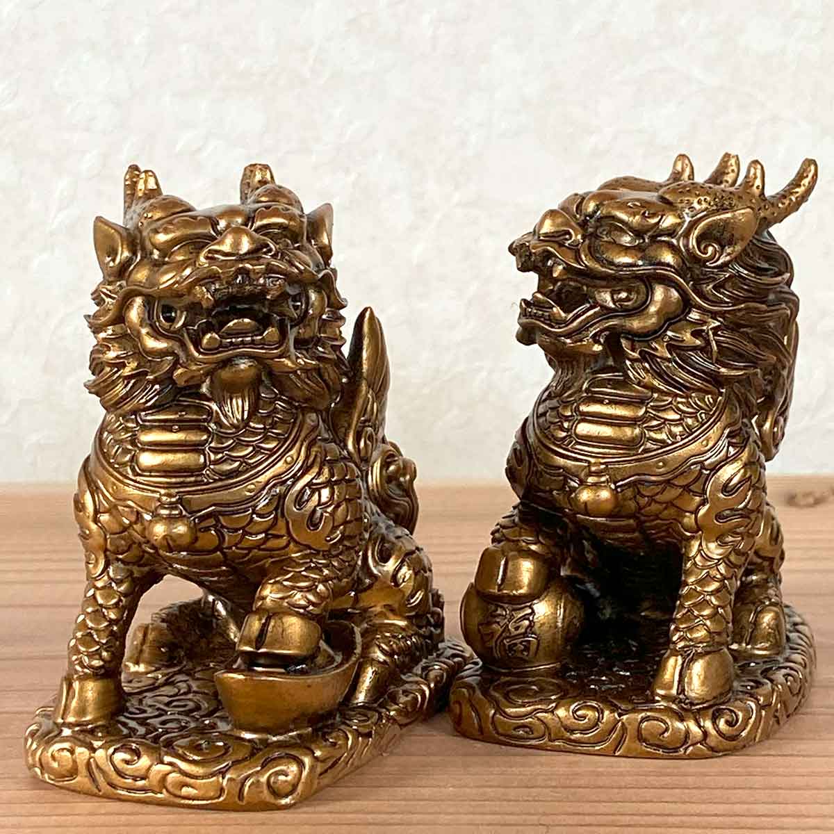 麒麟（キリン）雌雄ペア｜風水開運・平和と安定をもたらす瑞獣 | 麒麟