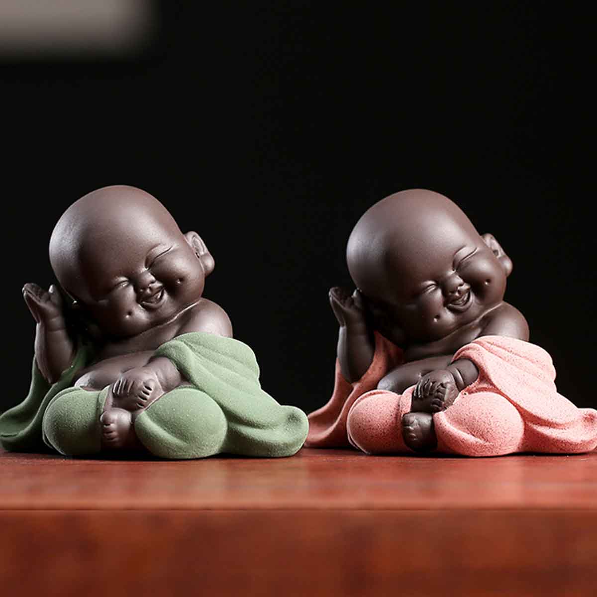 布袋尊 赤ちゃん布袋様 陶器製置物｜七福神の福神像・開運・子宝・家庭