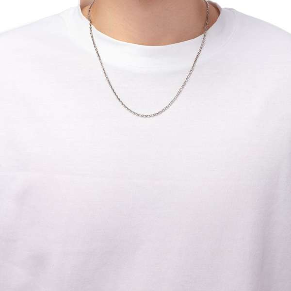 SAAD サード 太角 あずき チェーン シルバー 925 約56cm 4㎜ SAAD