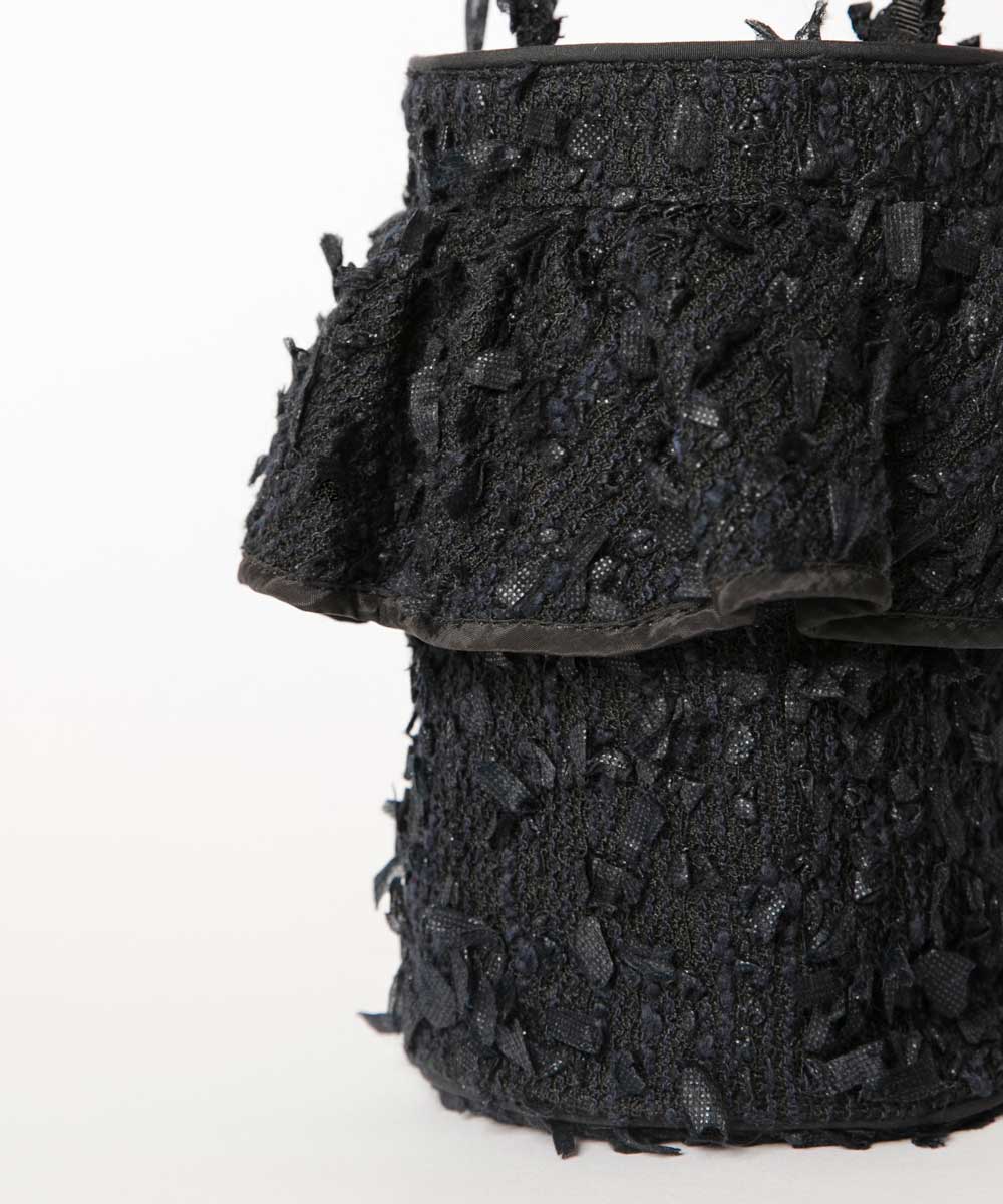 マイクロシティ（黒リボンツィード） | bag,micro city | setsuko