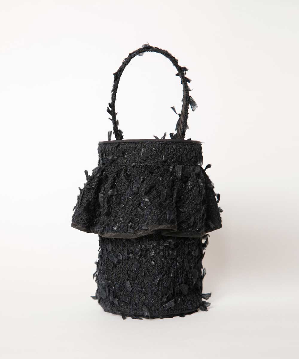 マイクロシティ（黒リボンツィード） | bag,micro city | setsuko