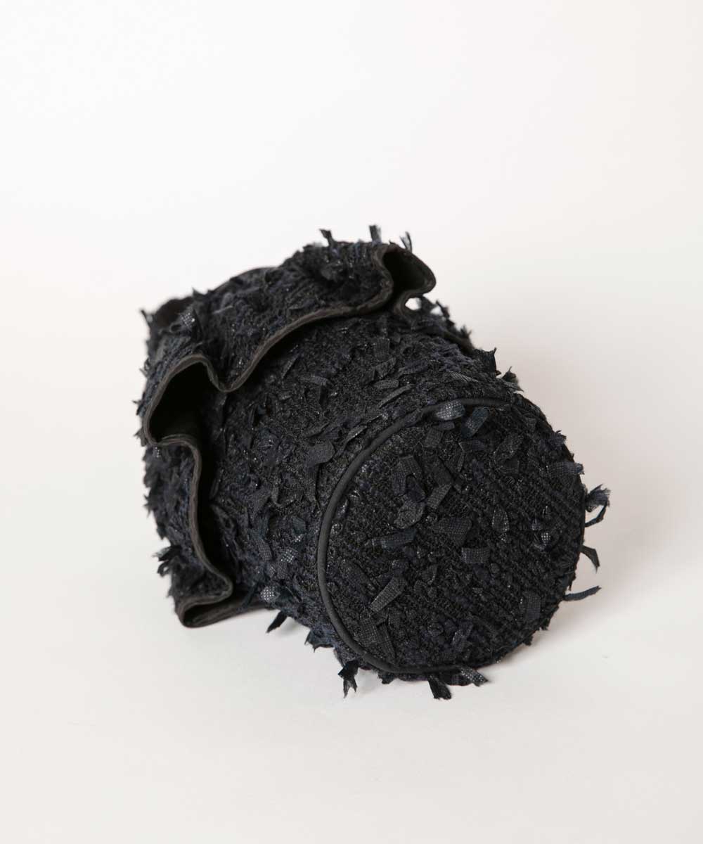 マイクロシティ（黒リボンツィード） | bag,micro city | setsuko