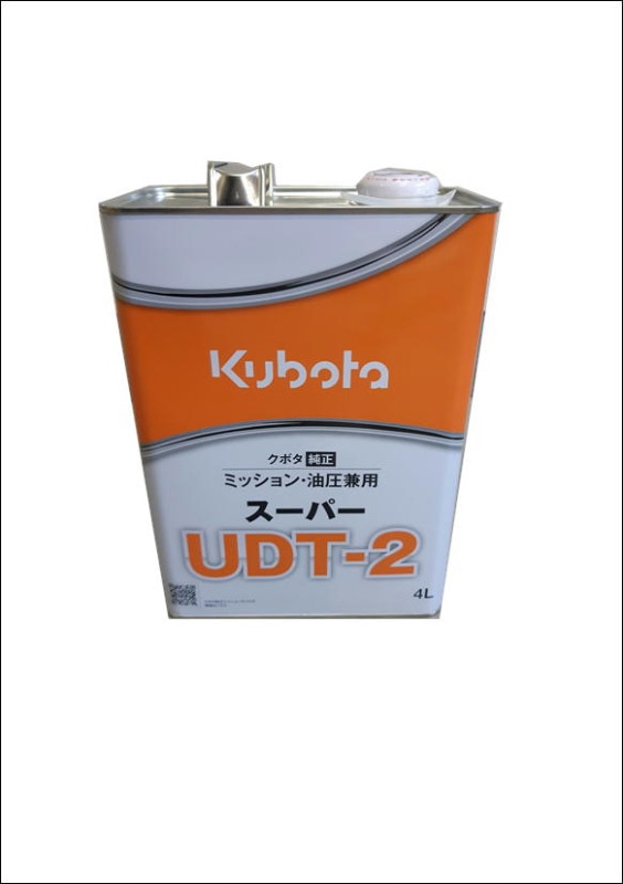 クボタ純正☆ギヤ 油圧オイル（ｽｰﾊﾟｰUDT-2） 4L缶｜トラクター爪