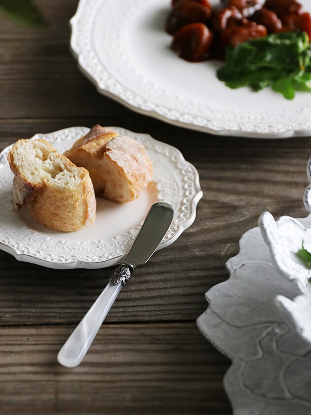 Napoleonサーバーパールホワイト ～ イタリア製カトラリー ～ サラグレース