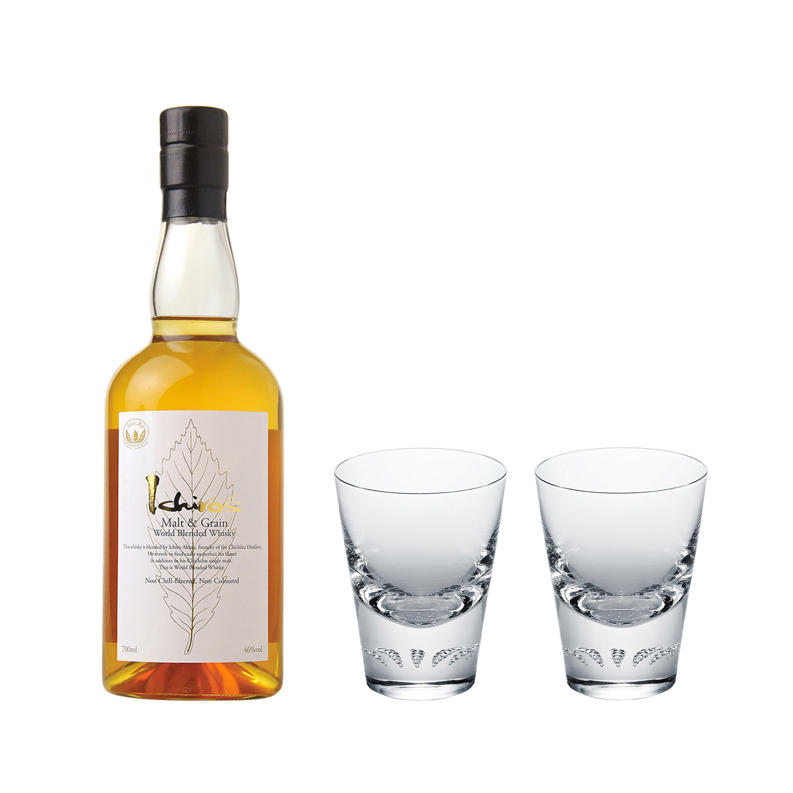 イチローズ モルト&グレーン ホワイトラベル 1本＋3種の泡 規則的に