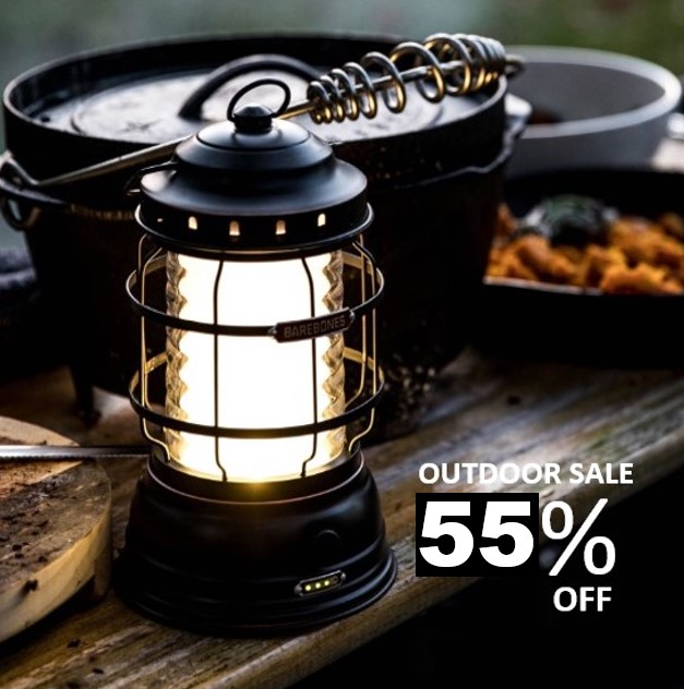 ベアボーンズリビング フォレストランタンLED2.0(アンティークブロンズ