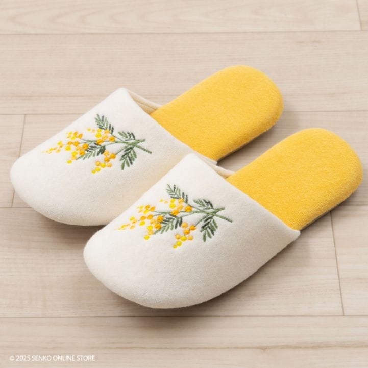 SDS yorisou ミモザ スリッパ フリーサイズ イエロー | ブランド,SDS