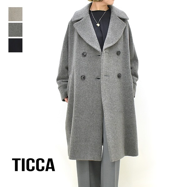 25AW】TICCA ティッカ テントコート ウール ダブル TBEA-241