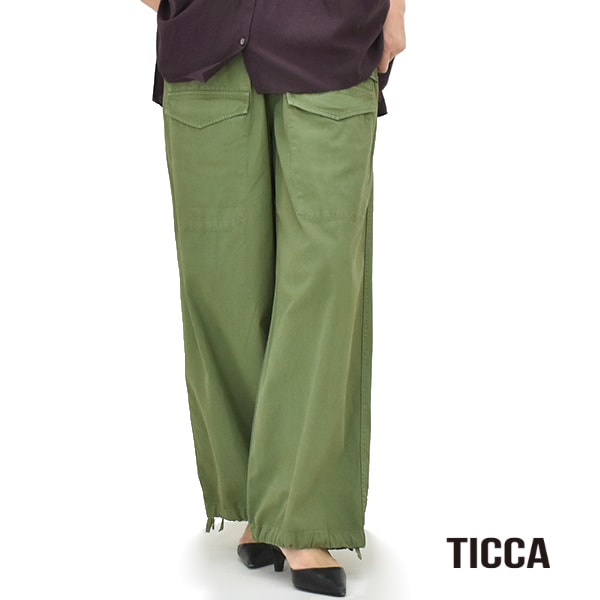 TICCA ティッカ カーゴパンツ TBEA-161 レディース【送料無料