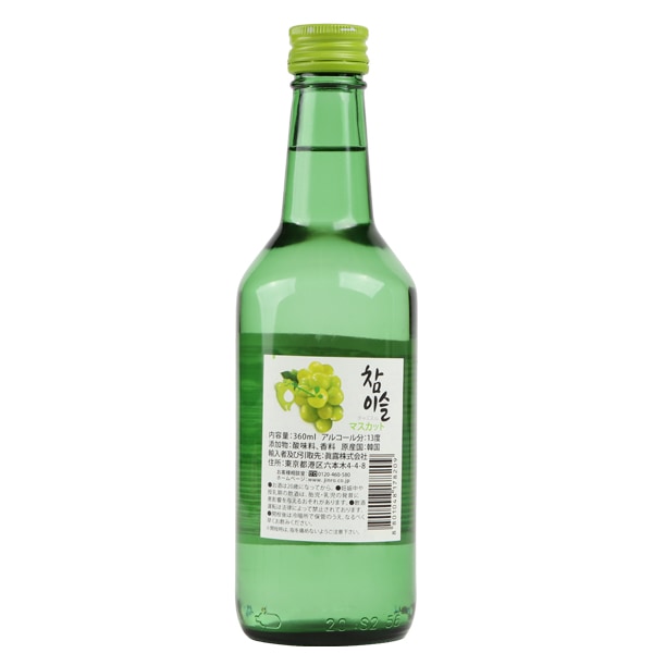 チャミスルマスカット味360ml-Alc.13％ | 韓国市場,新商品,食品新商品