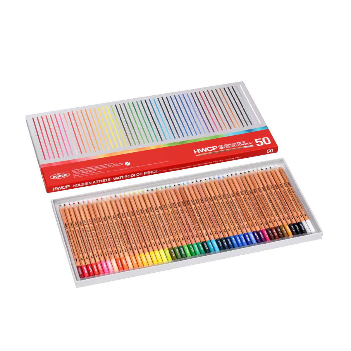 新商品プライス】ホルベイン 水彩色鉛筆 50色セット | ホルベイン水彩