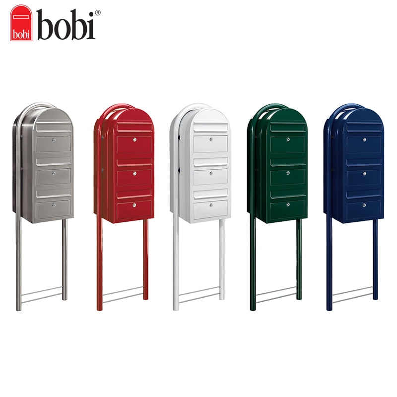 ボビトリオ】アパート・集合住宅用郵便ポスト｜3世帯｜連結可｜