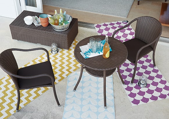 ガーデンファニチャー】コモスタッキングチェア セキスイエクステリア