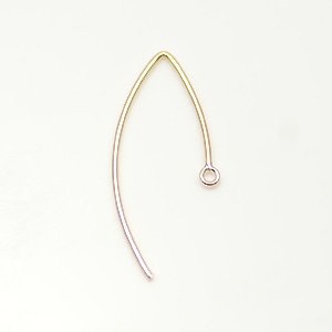 26mm V字ワイヤーピアスフック 14KGF ゴールドフィルド GFPER-26