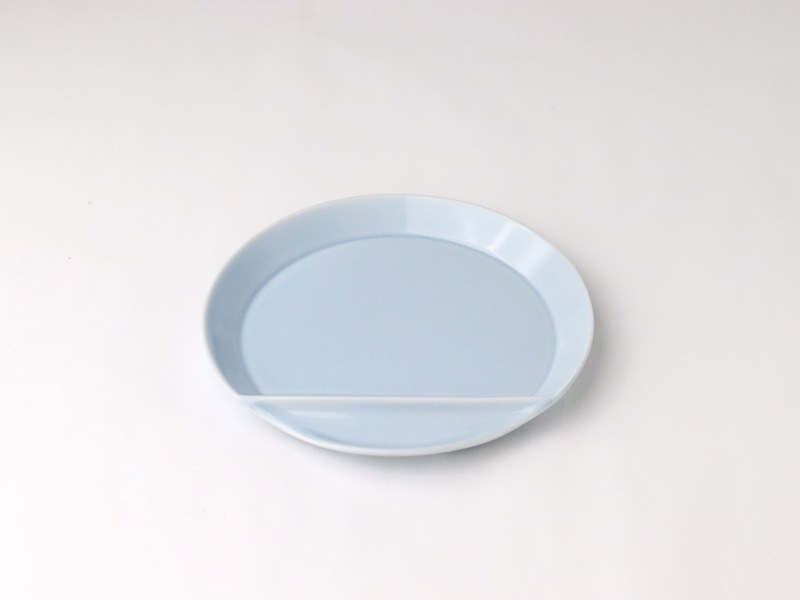 波佐見焼 半月箸置き皿 大 青磁