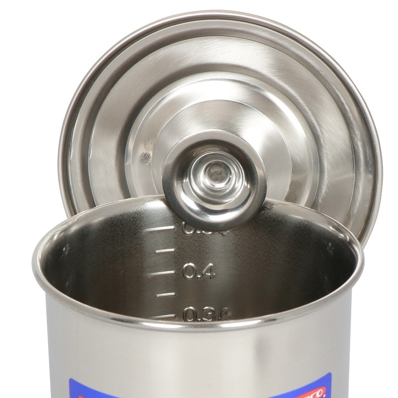 18-8 深型キッチンポット 目盛付 0.38L SH-4608 | SUGICO ORIGINAL