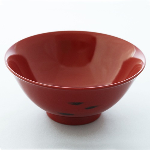 根来塗轆轤挽き飯椀｜漆器の島安【うるわしうるし】根来塗、食器