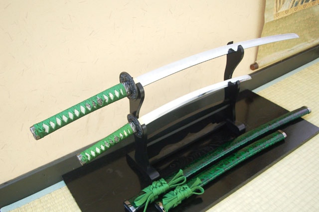 緑雲 大刀 小刀セット 模造刀｜【公式】模造刀・居合刀の専門店「忍屋」