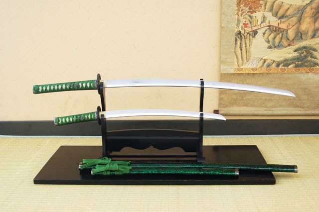 緑雲 大刀 小刀セット 模造刀｜【公式】模造刀・居合刀の専門店「忍屋」