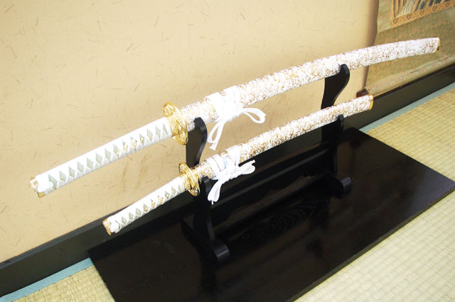 白金雲 大刀 小刀セット 模造刀｜【公式】模造刀・居合刀の専門店「忍屋」