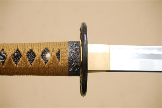 即納品 長曾称虎徹 近藤勇愛刀 亜鉛合金刀身 刀袋付 高級模造刀