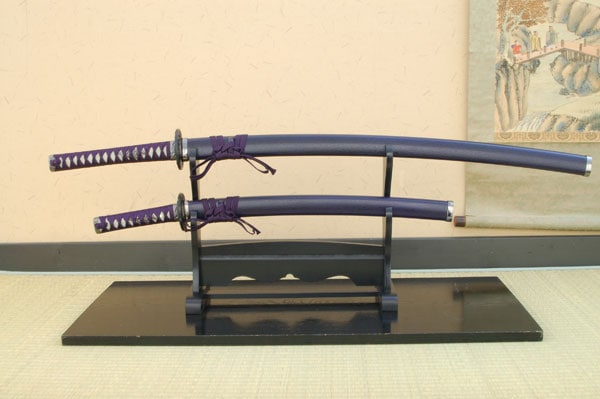 紫石目 大刀 小刀セット 模造刀｜【公式】模造刀・居合刀の専門店「忍屋」