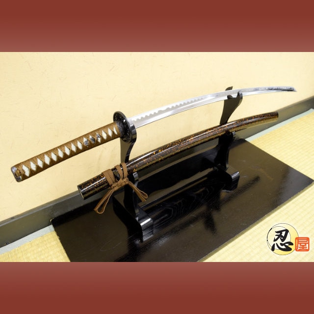 濃金茶 大刀 模造刀｜【公式】模造刀・居合刀の専門店「忍屋」