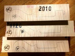 バイオリン メープルネック材 | バイオリン・ビオラ・チェロ用材木