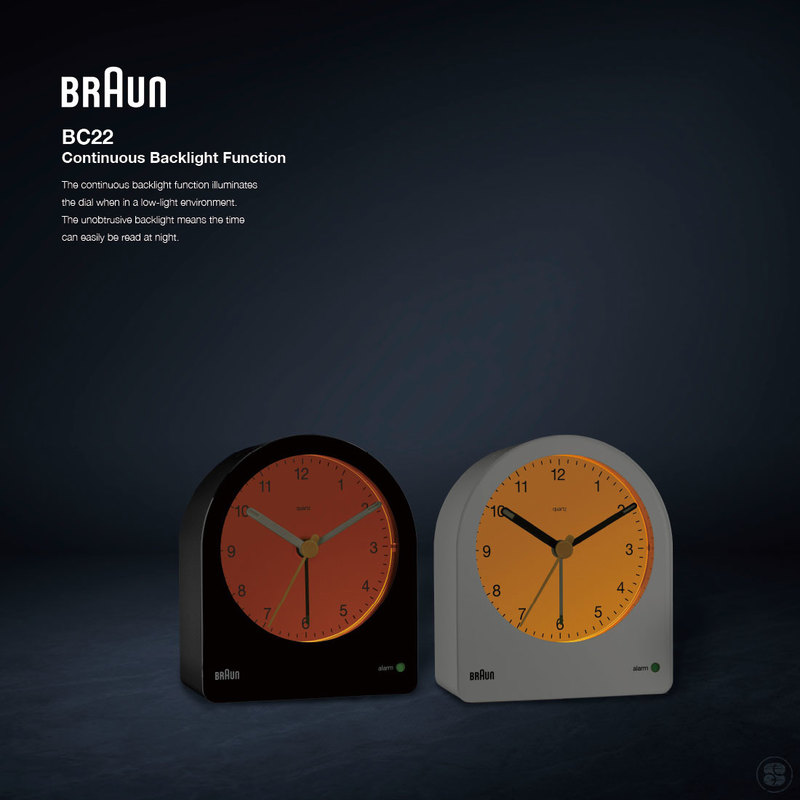 BRAUN ブラウン Classic Analogue Alarm Clock Dieter Rams ブラウン