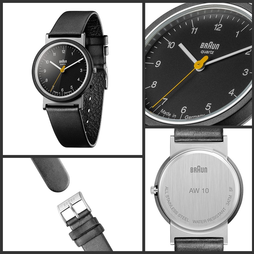 BRAUN AW10 アナログ腕時計 BRAUN（ブラウン） アナログ 腕時計 AW10 復刻 ドイツ製 ブラック