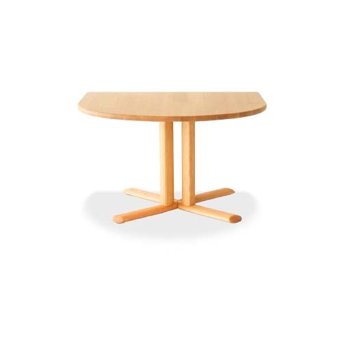NEO TABLE(ネオテーブル) 変形半円型 1本脚 120 | NEO TABLE 変形半
