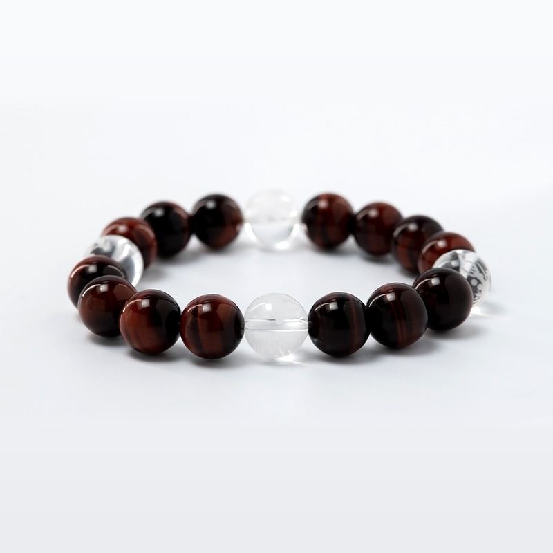 開運・風水四神獣 レッドタイガーアイ メンズ/パワーストーン