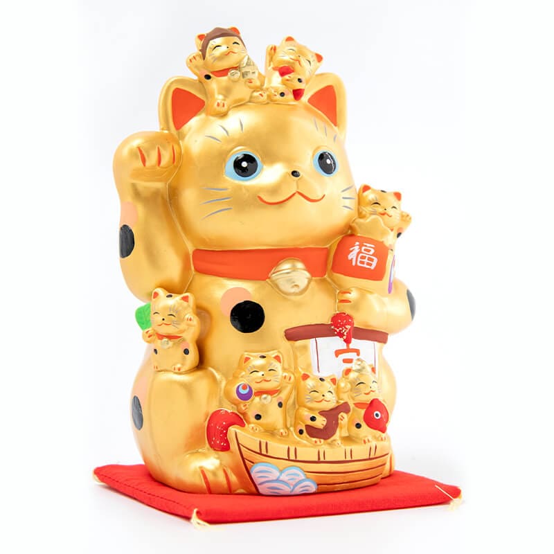 招き猫【七福神】 金運/置物/開運/風水｜白崎八幡宮