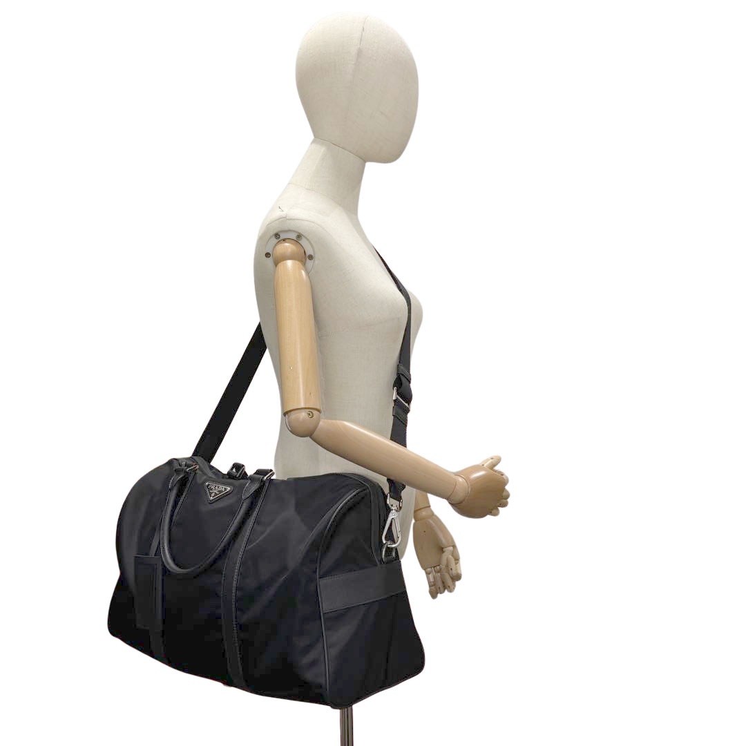 PRADA プラダ 2WAYボストンバッグ テスートナイロン/サフィアーノ