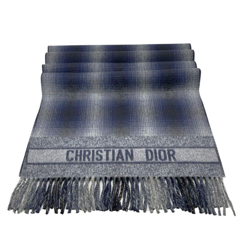 Christian Dior クリスチャンディオール ショール マフラー ウール100