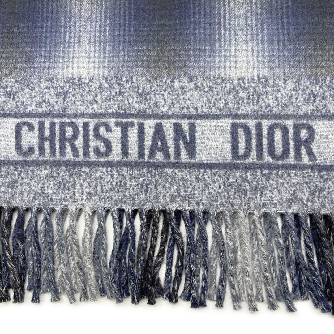 Christian Dior クリスチャンディオール ショール マフラー ウール100