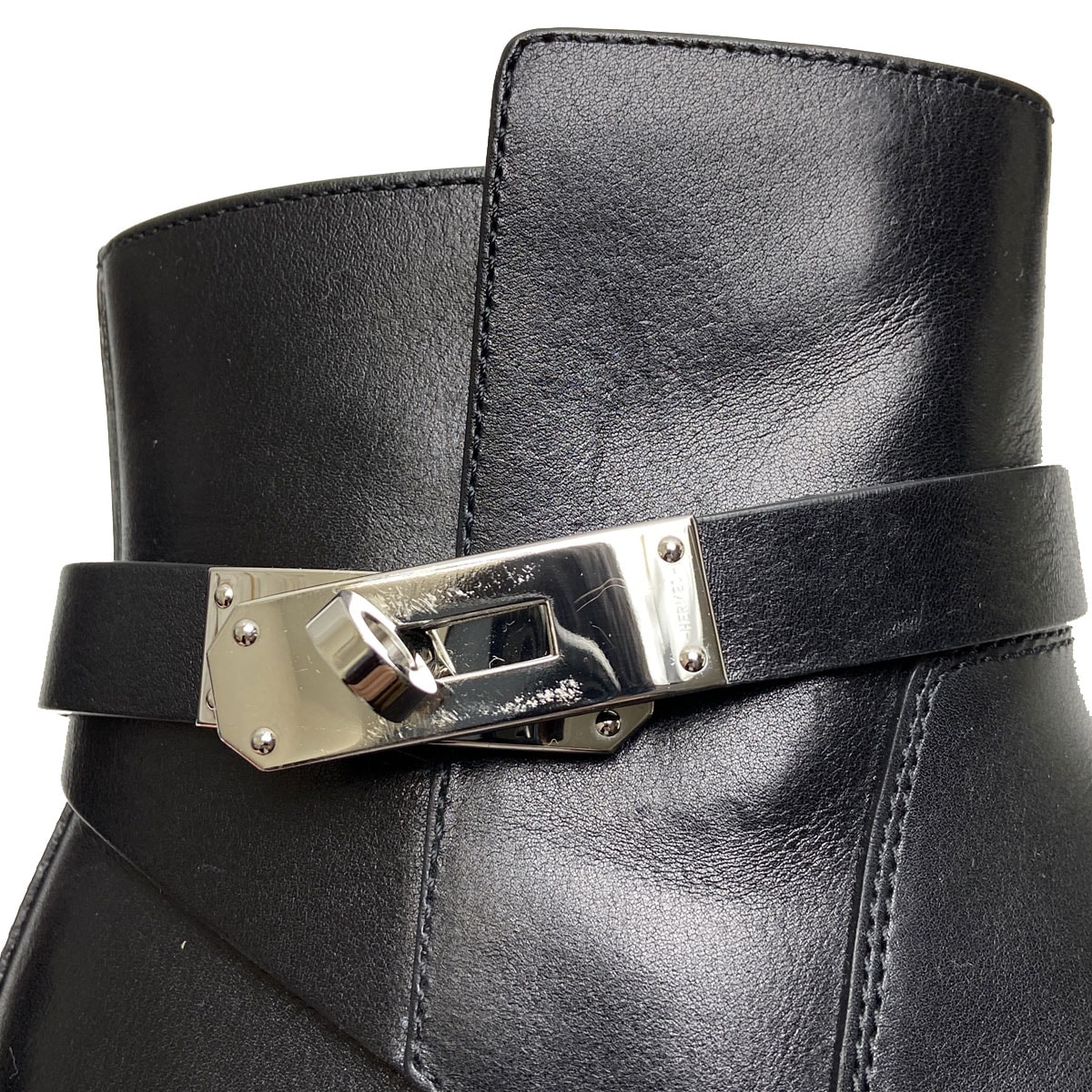 HERMES エルメス ケリー ショートブーツ ネオ アンクルブーツ ブラック