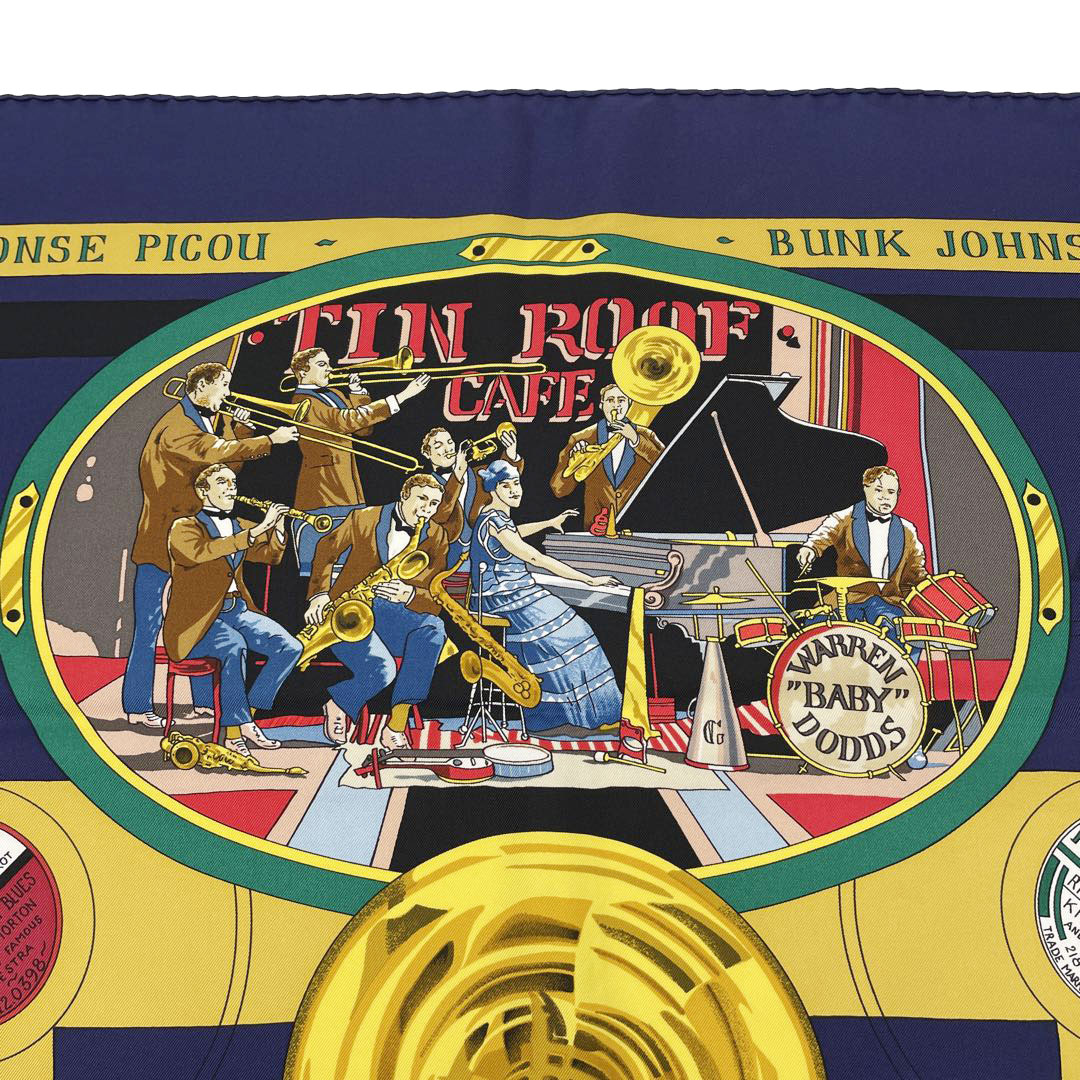 HERMES エルメス スカーフ カレ90 『NEW ORLEANS THE ORIGINAL CREOLE