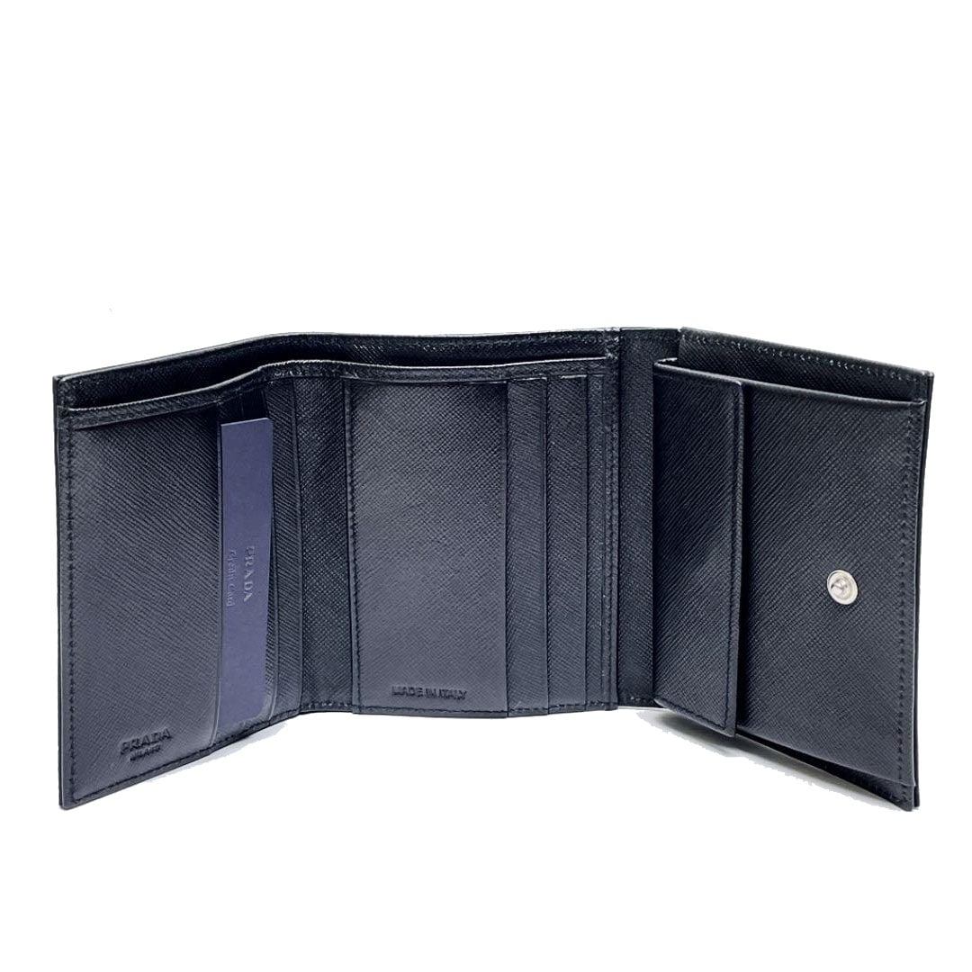 PRADA プラダ 三つ折り財布 テスート ナイロン ブラック M176 | 財布