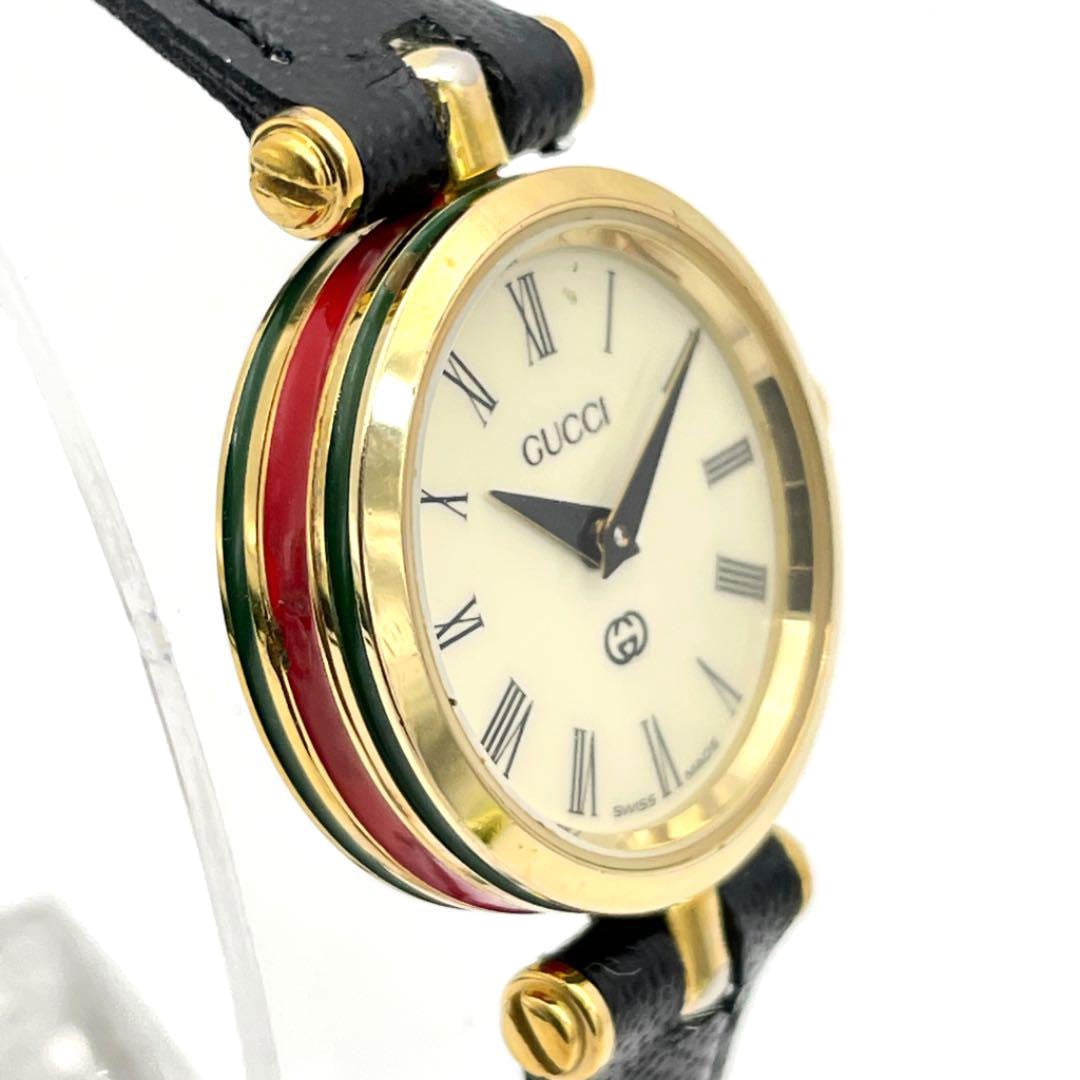 GUCCI グッチ レディース 腕時計 シェリーライン クオーツ リザード