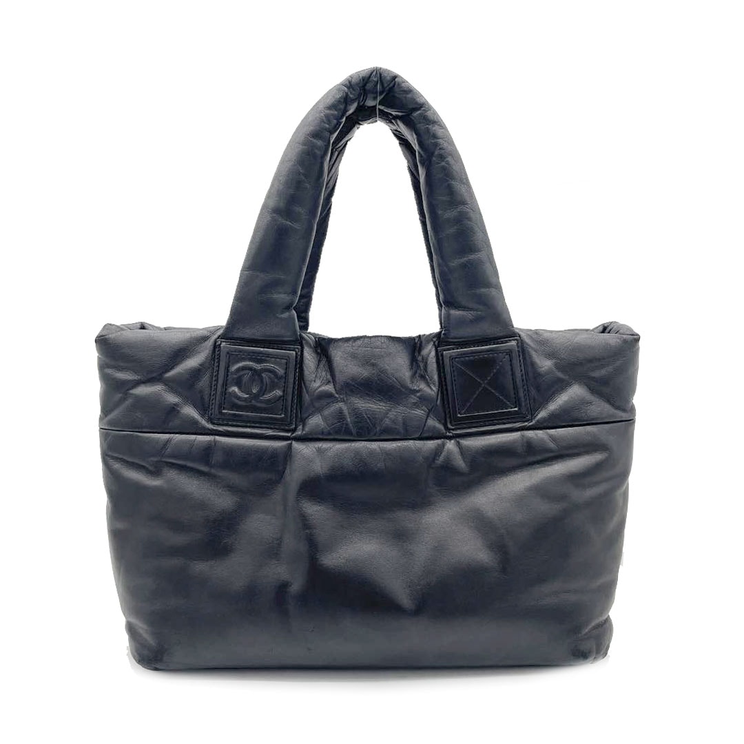 CHANEL シャネル コココクーン トートバッグ レザー ブラック 13番台