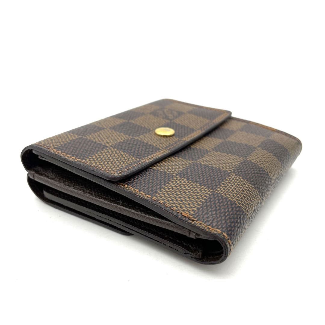 ヴィトン Wホック財布 ダミエ ポルトフォイユ エリーズ シリアル