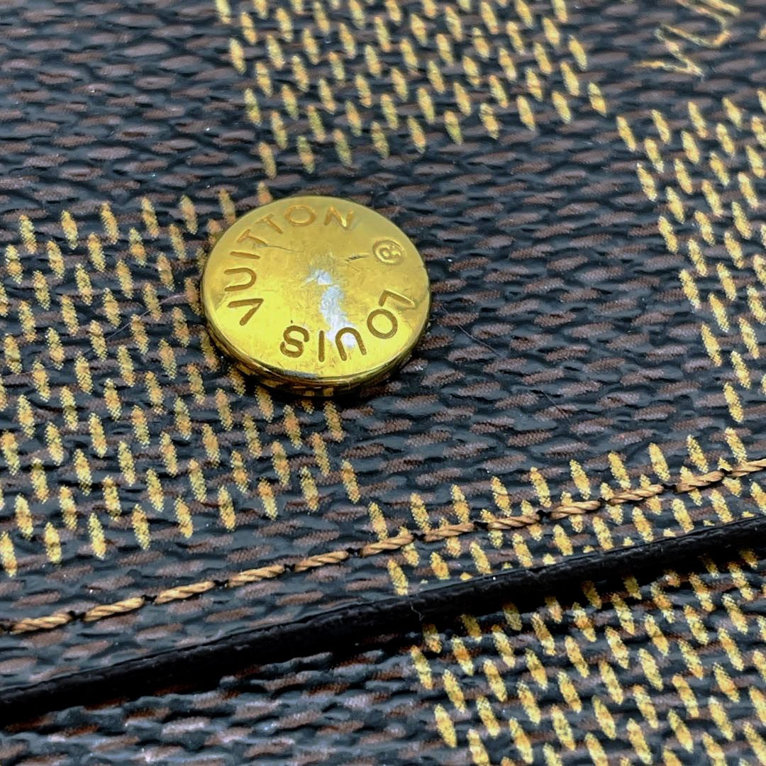 LOUIS VUITTON ルイヴィトン Wホック財布 ポルトフォイユ エリーズ