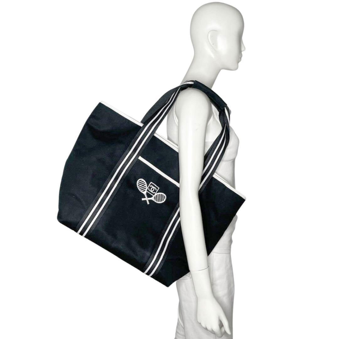 CHANEL シャネル トートバッグ スポーツライン テニス キャンバス