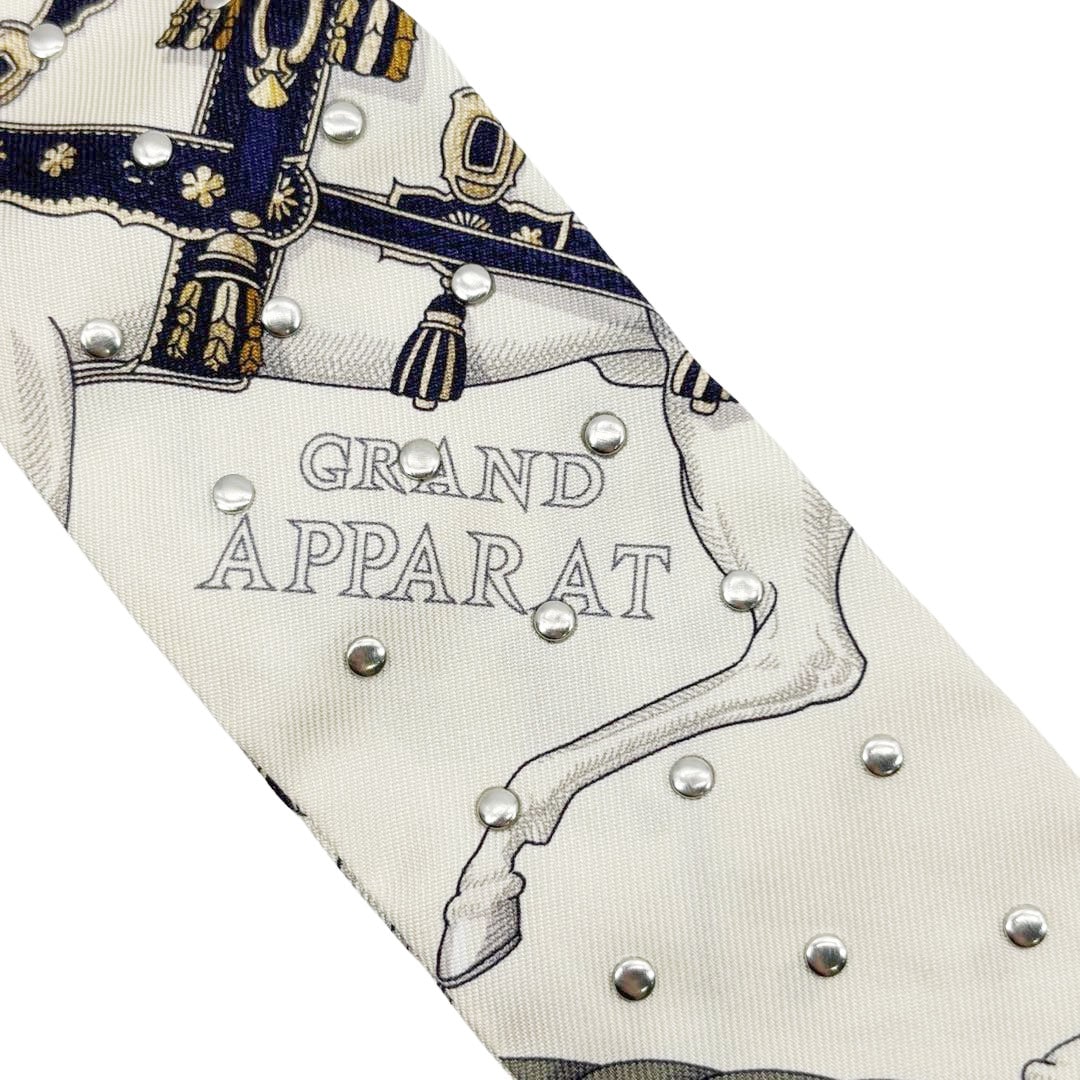 HERMES エルメス スカーフ ツイリー 『GRAND APPARAT グラン・アパラ