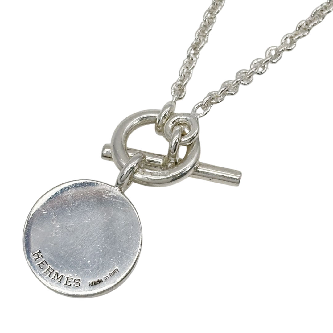 HERMES エルメス ネックレス ペンダント アミュレット H エクス