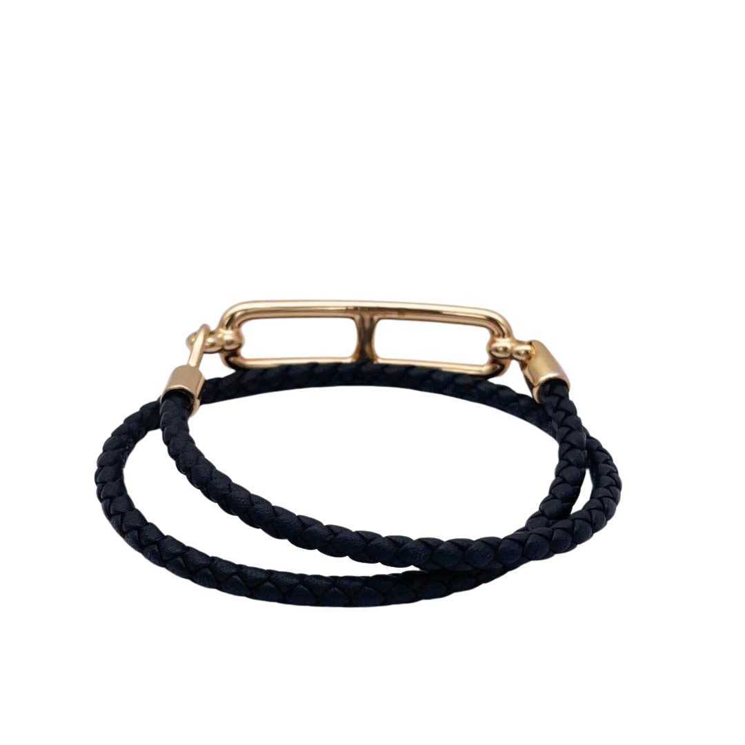 HERMES エルメス レザーブレスレット ルリ ドゥブルトゥール スイフト