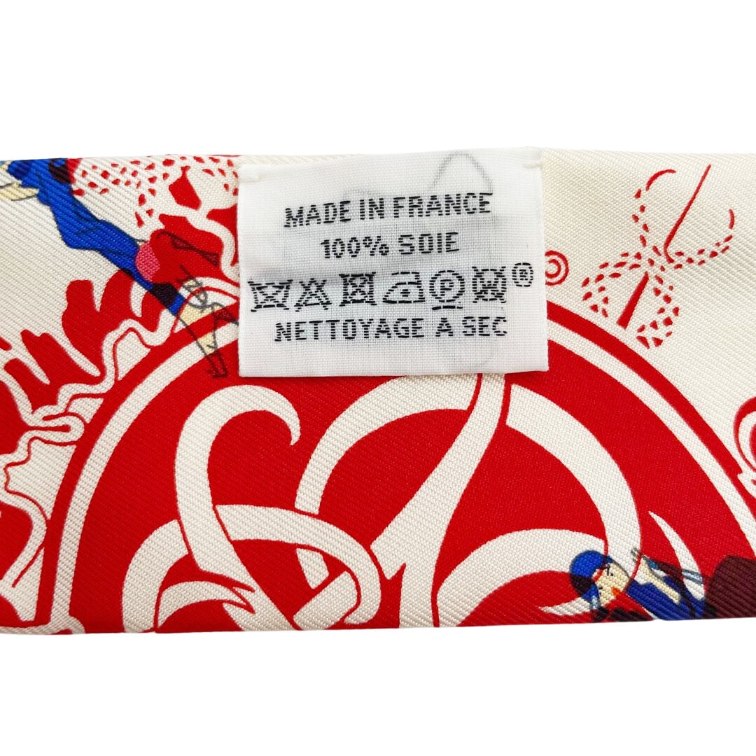 HERMES エルメス スカーフ ツイリー 『Ex-Libris Les Parisiennes