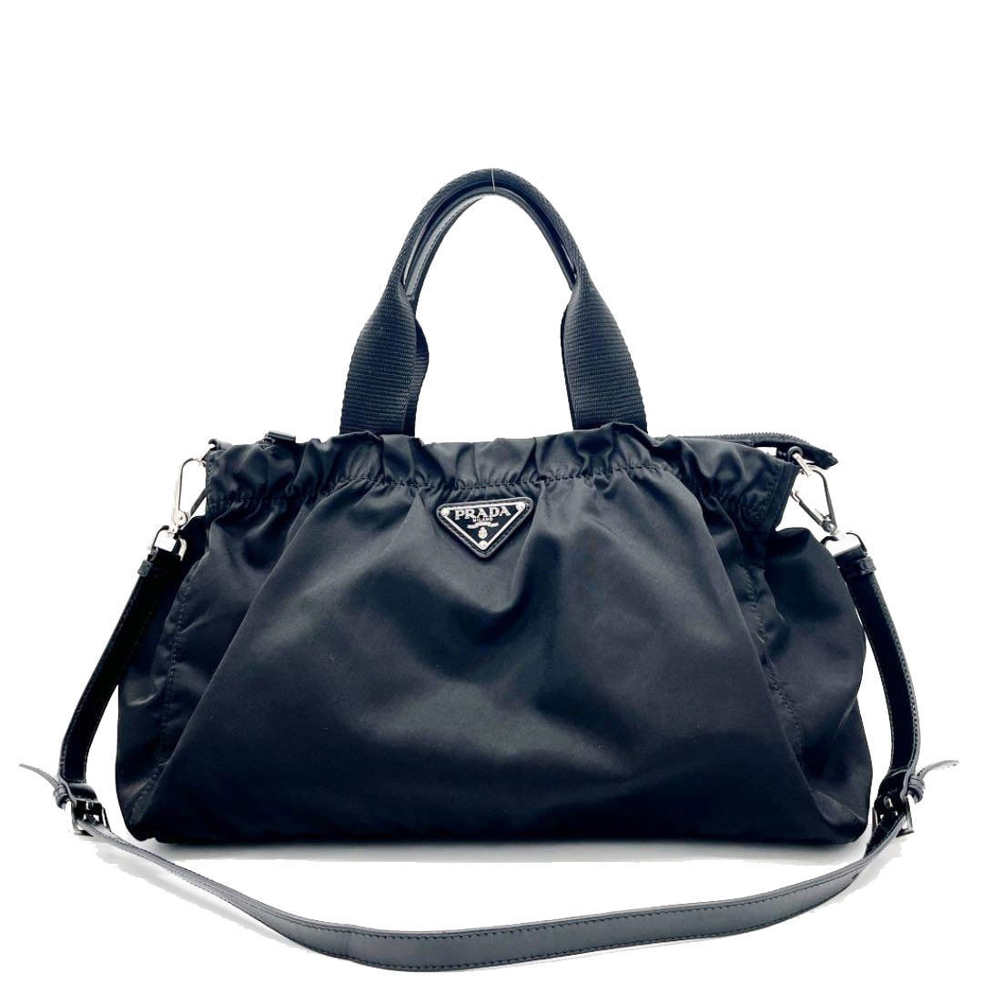 PRADA プラダ 2WAYショルダーバッグ ナイロン ブラック BR1663